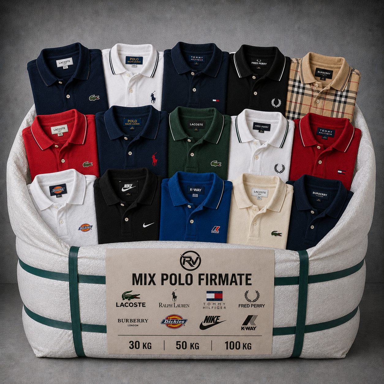 INGROSSO Mix Polo Firmate (Grado A+)