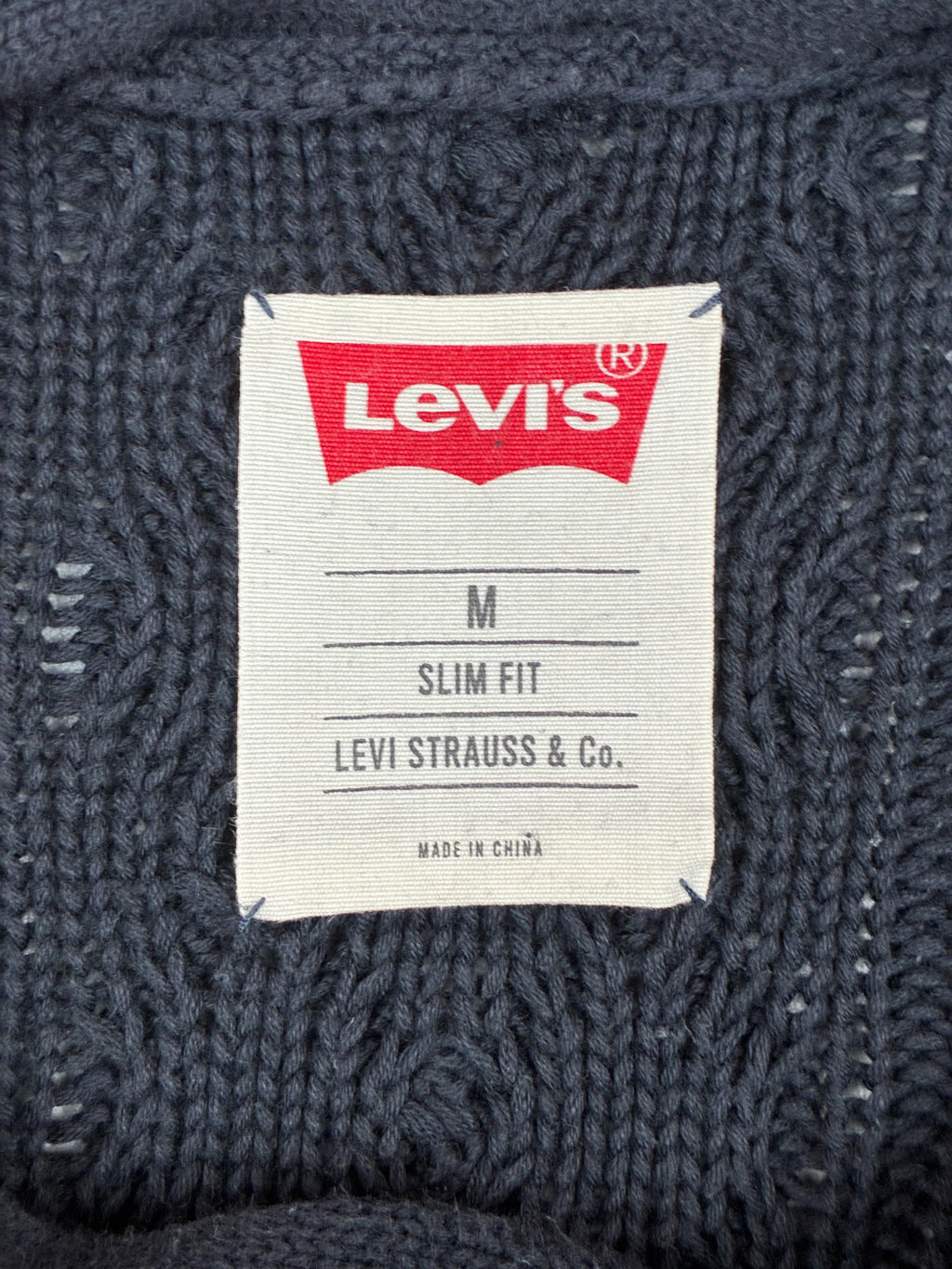 Maglione con trecce Levi’s - Taglia M Slim Fit
