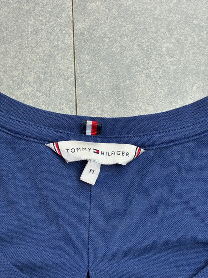 T-shirt Tommy Hilfiger Donna Blu Navy Essential – Taglia M, come nuova
