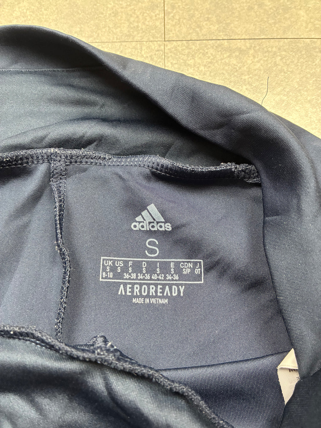 Leggings Adidas blu marino AEROREADY - Taglia S