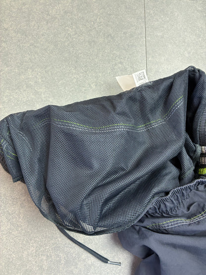 Costume da bagno Adidas blu navy con dettagli fluo – Taglia M