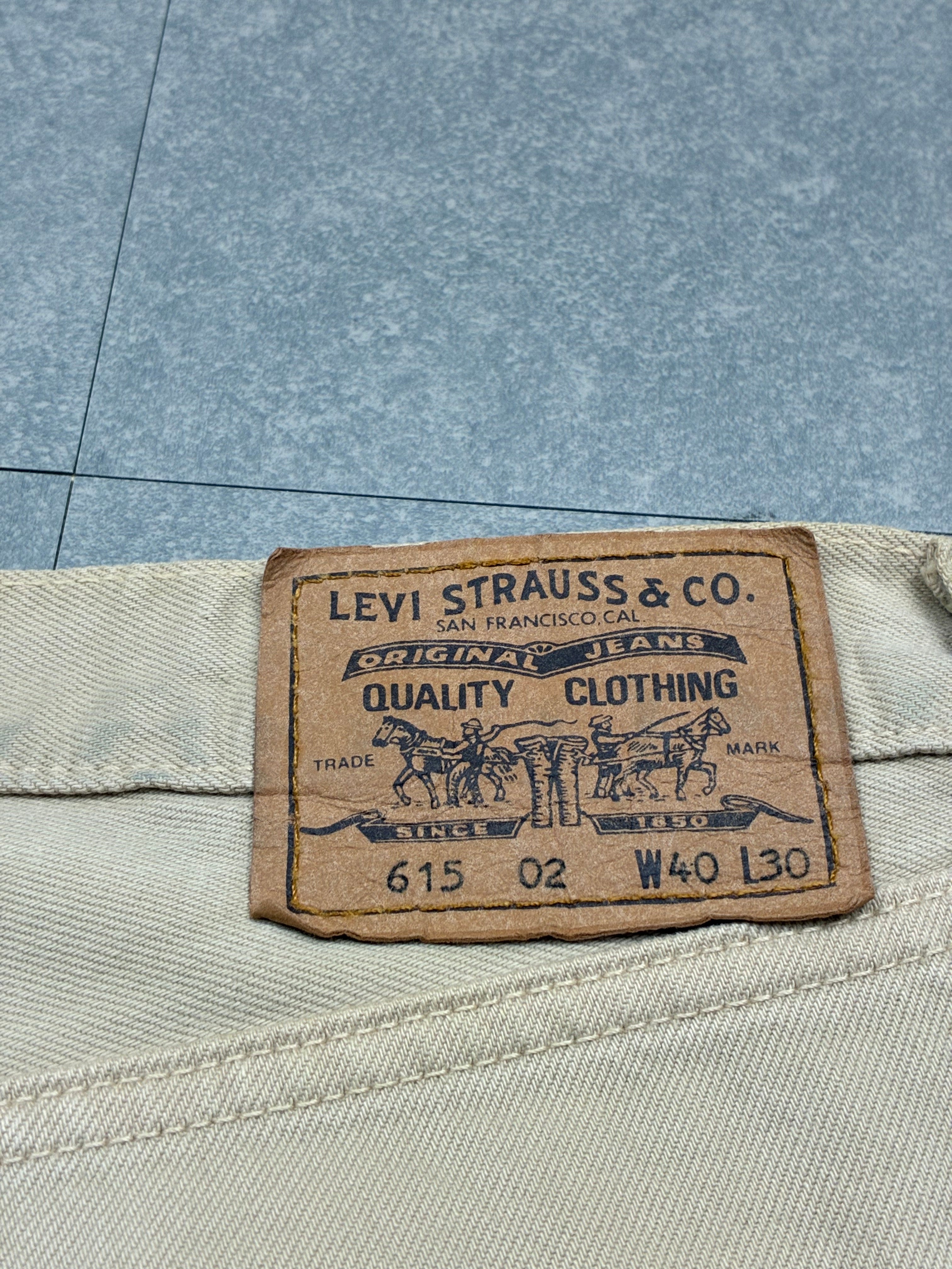 Jeans Levi’s 615 Tab Arancione Vintage - Taglia IT54/W40