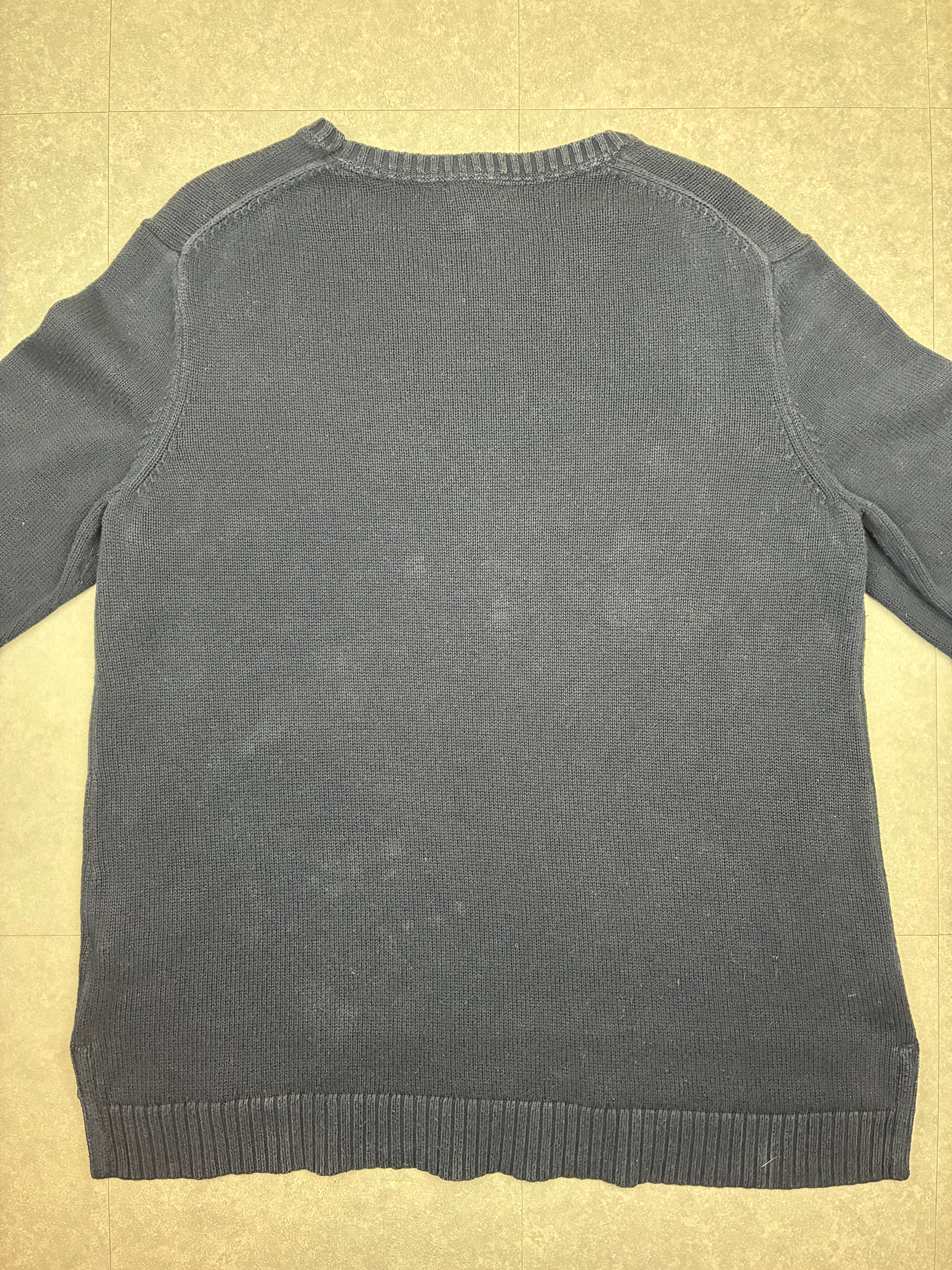 Maglione Tommy Hilfiger Vintage Sweater Band Flag – Blu Navy – Taglia XL