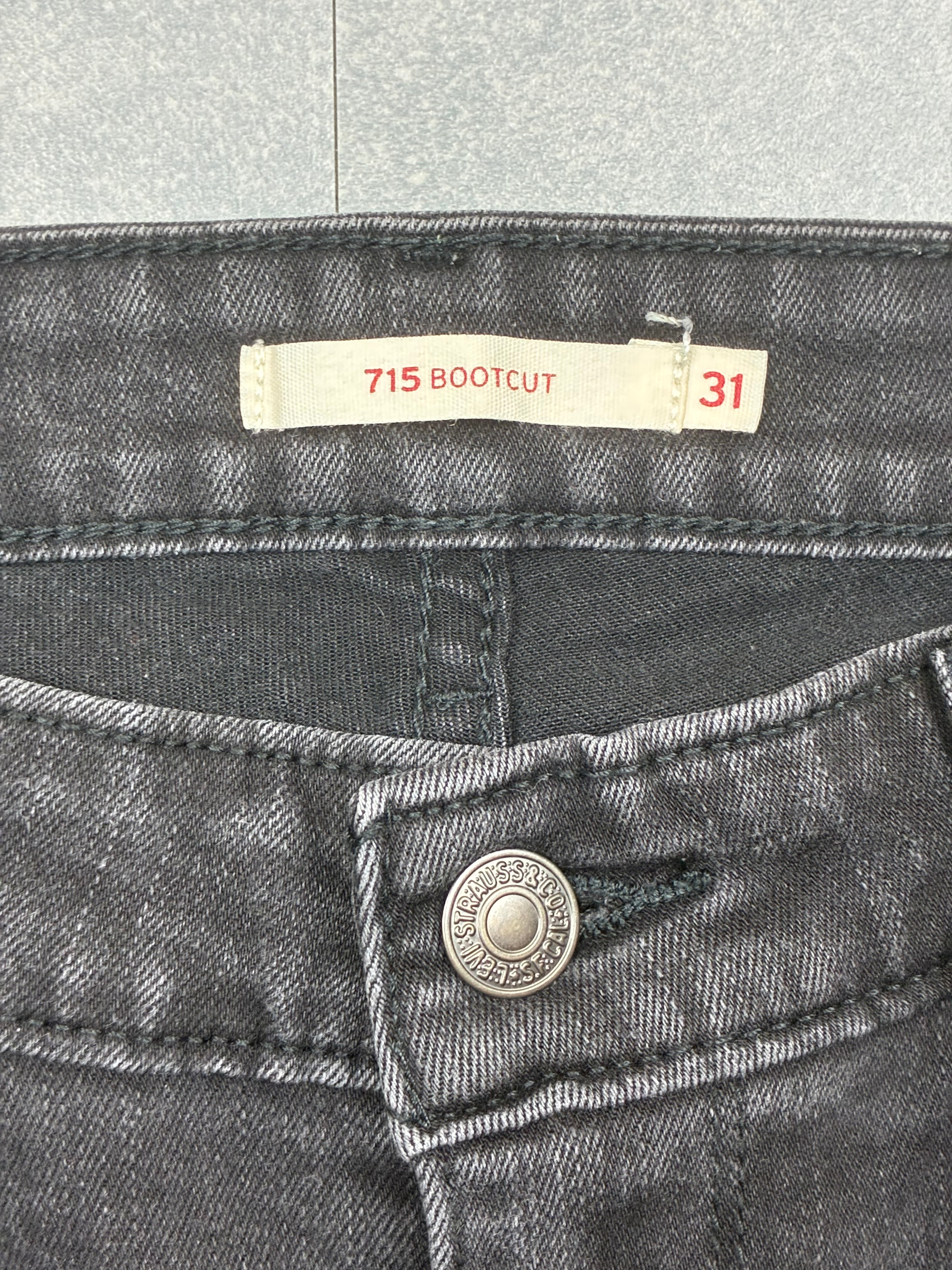 Jeans Levi’s 715 Bootcut neri - Taglia 40-42IT