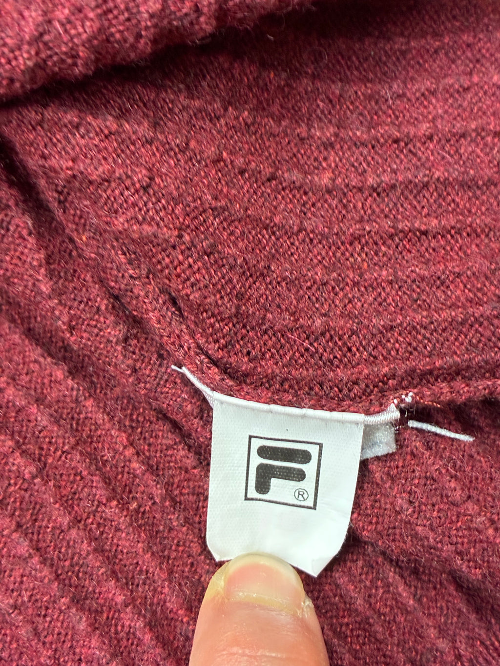 Maglione Fila bordeaux - Taglia M