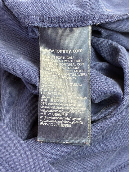 T-shirt Tommy Hilfiger Donna Blu Navy Essential – Taglia M, come nuova