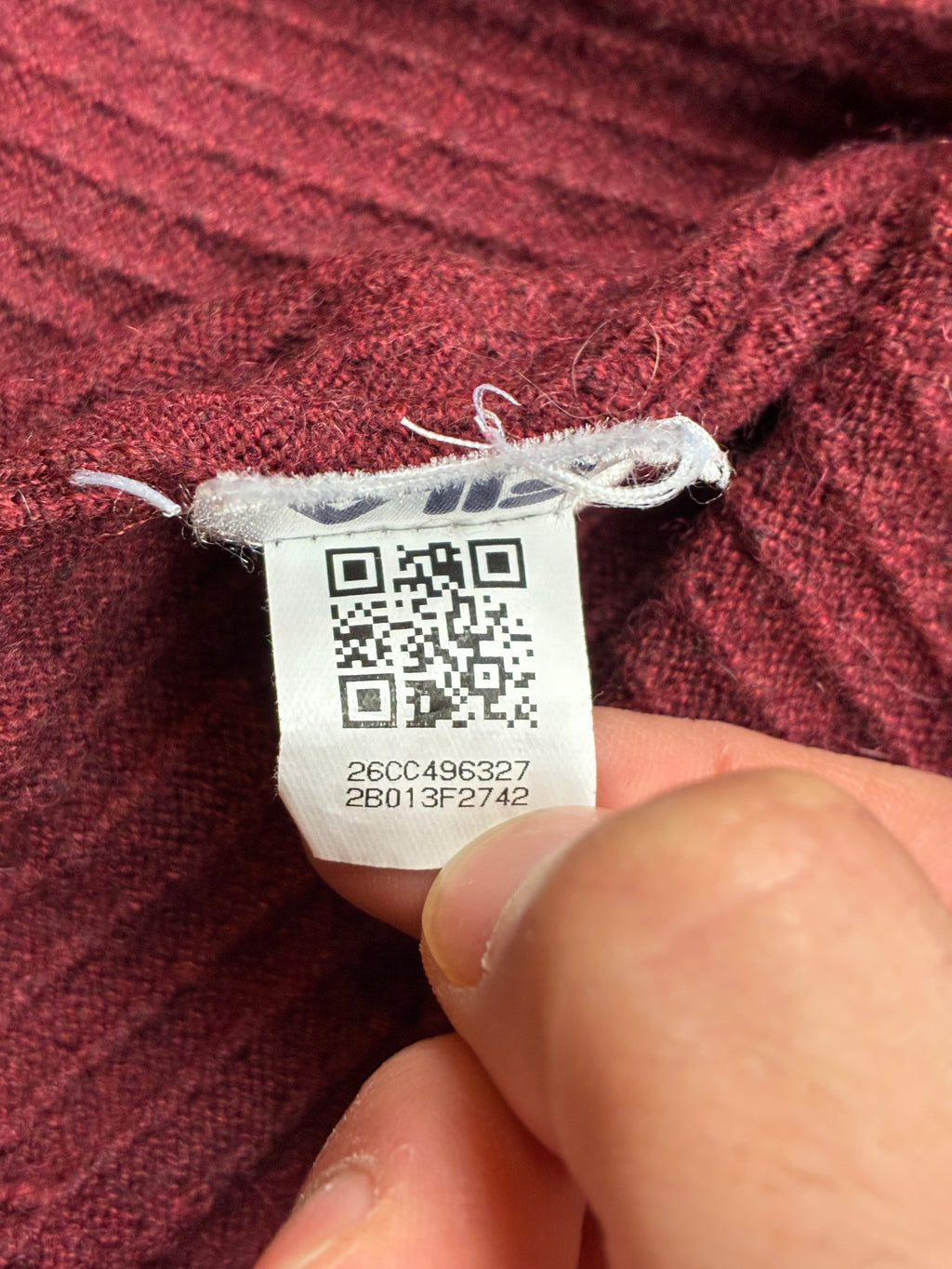 Maglione Fila bordeaux - Taglia M