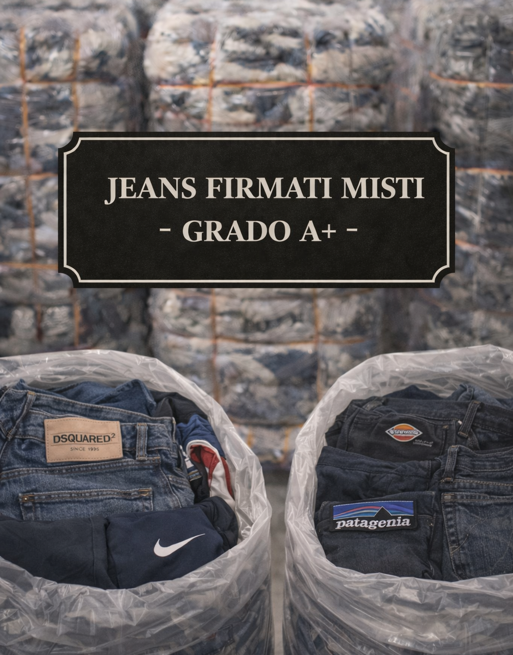 JEANS FIRMATI MISTI - GRADO A
