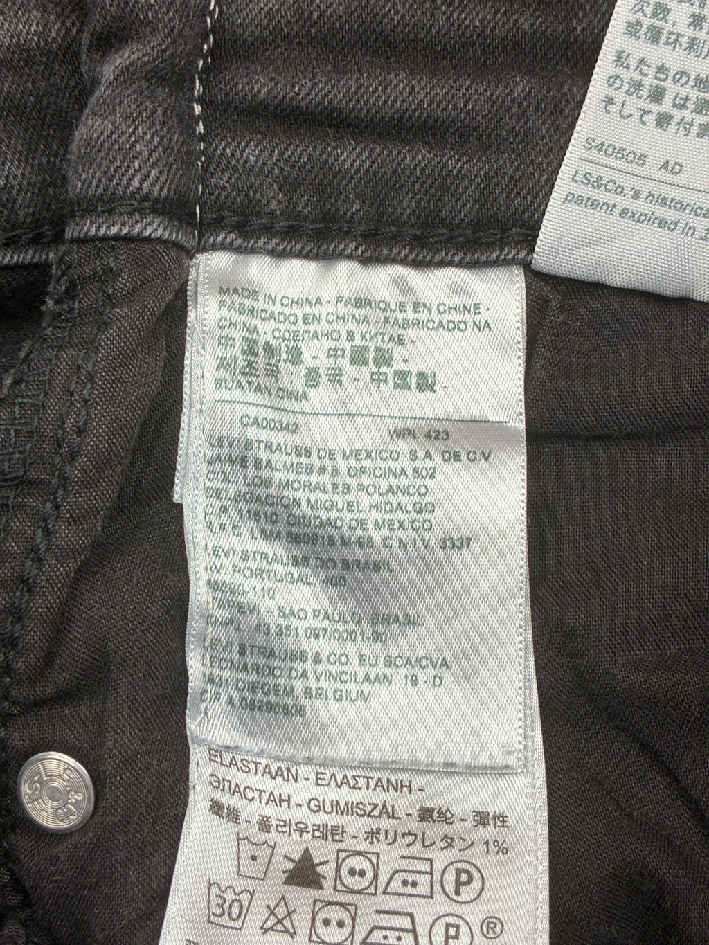 Jeans Levi’s 715 Bootcut neri - Taglia 40-42IT