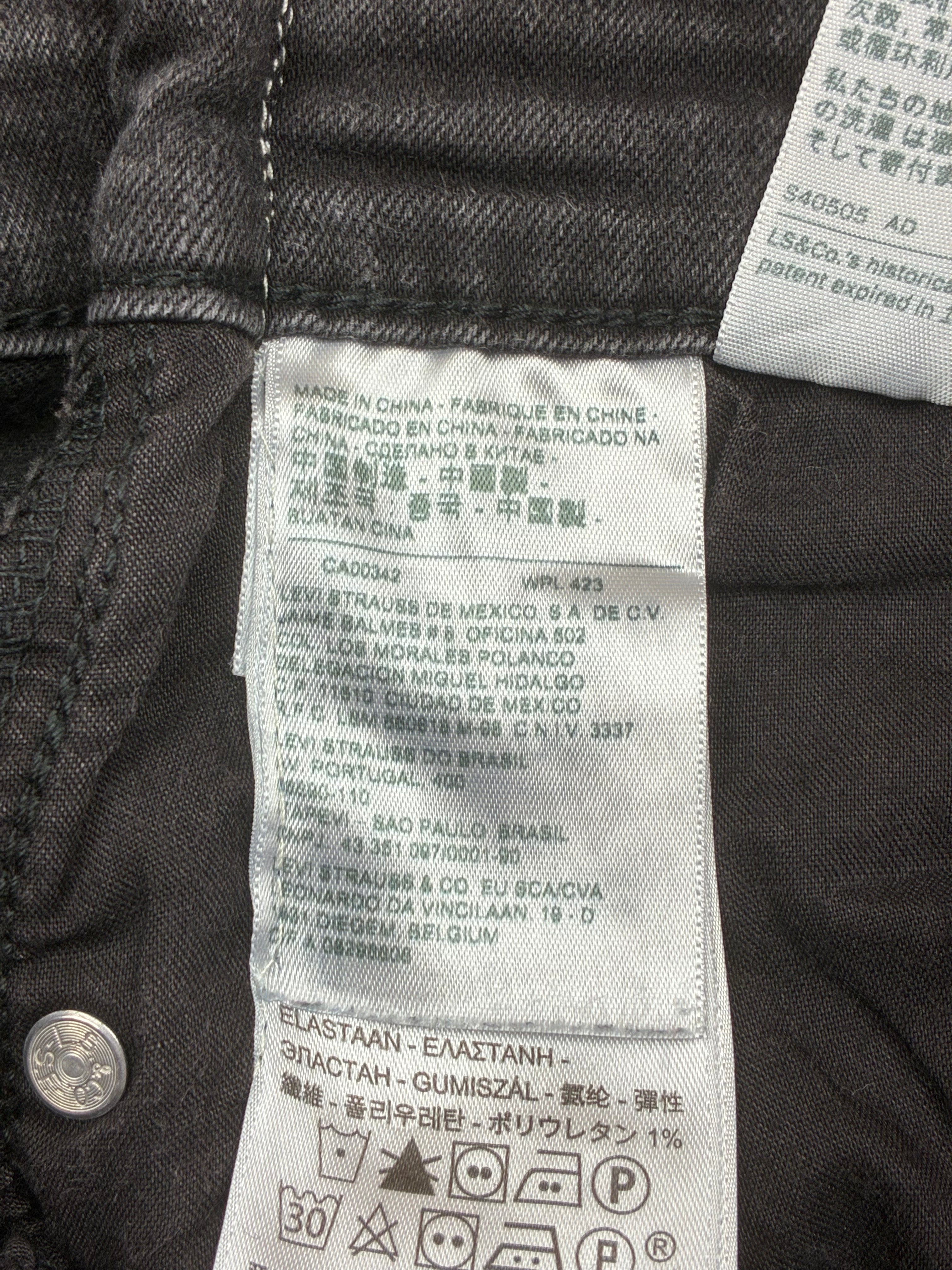 Jeans Levi’s 715 Bootcut neri - Taglia 40-42IT