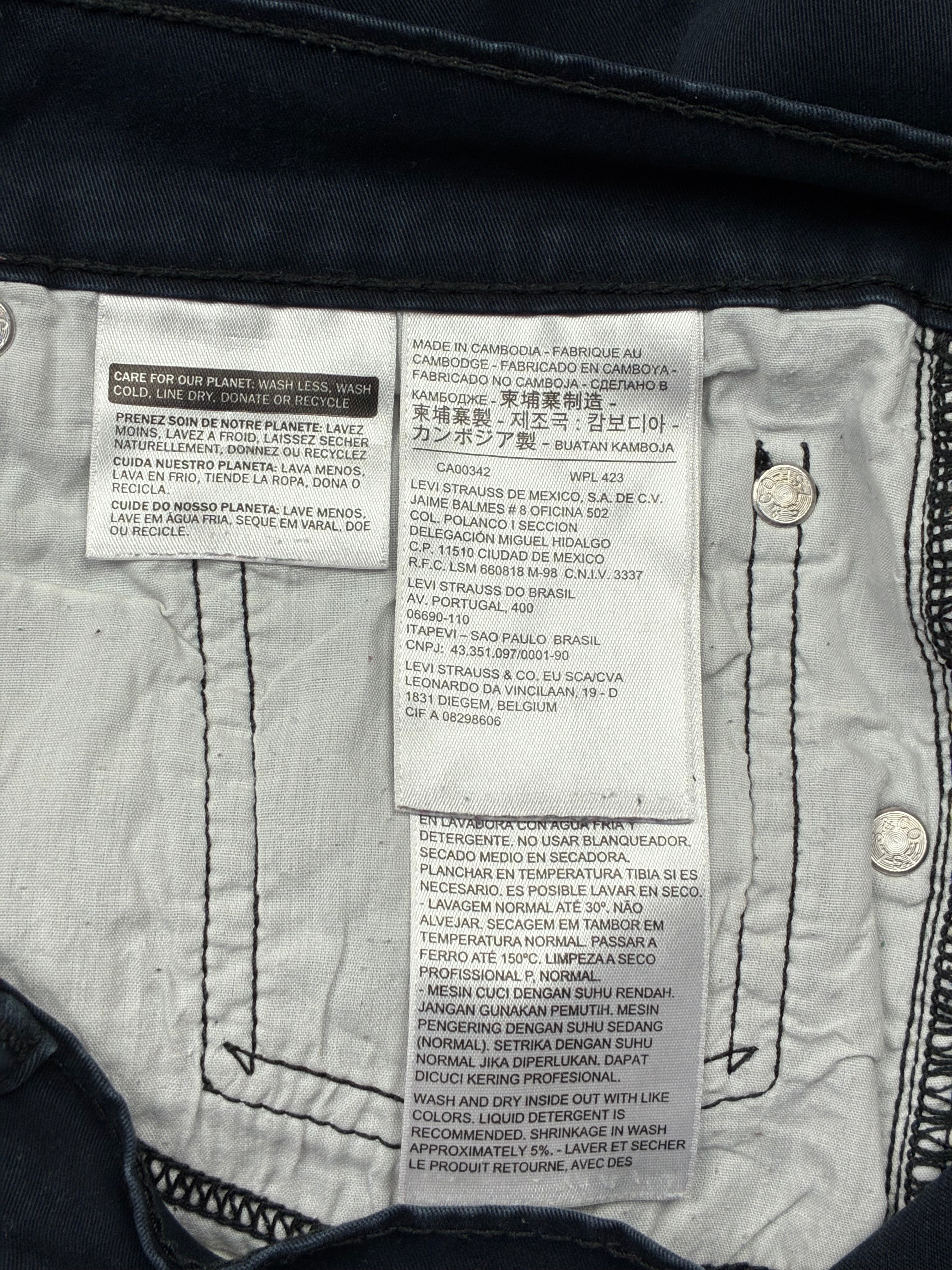 Jeans Levi’s 511 slim fit tab bianco - Taglia IT46/W32