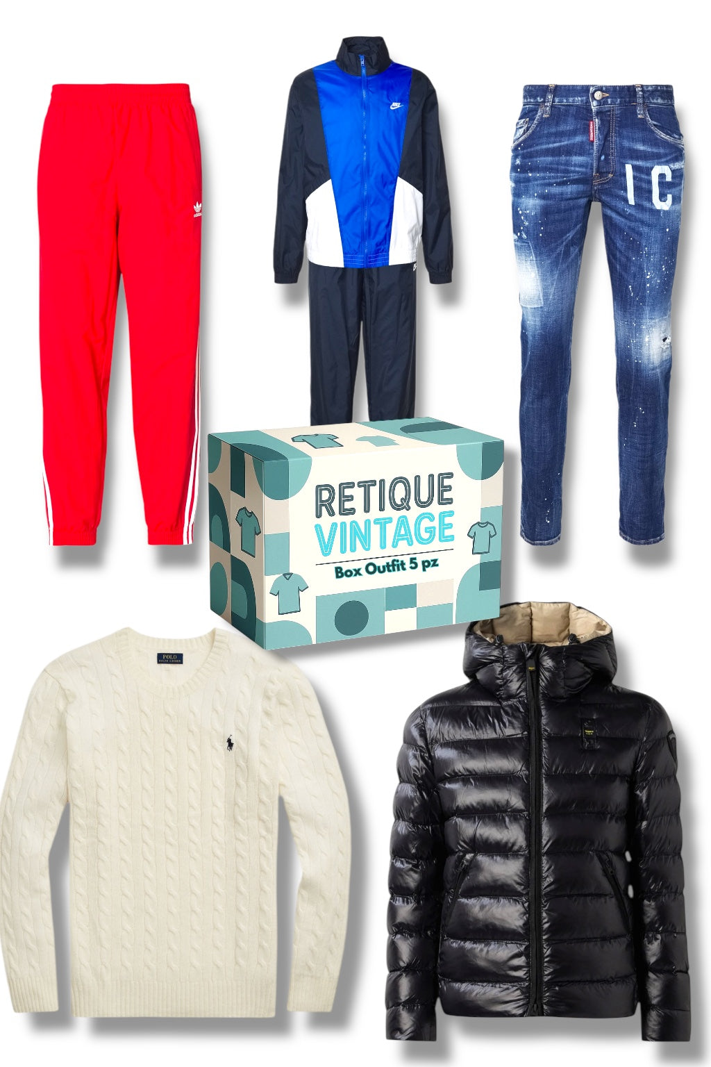 Box Outfit - 5 capi vintage della tua taglia