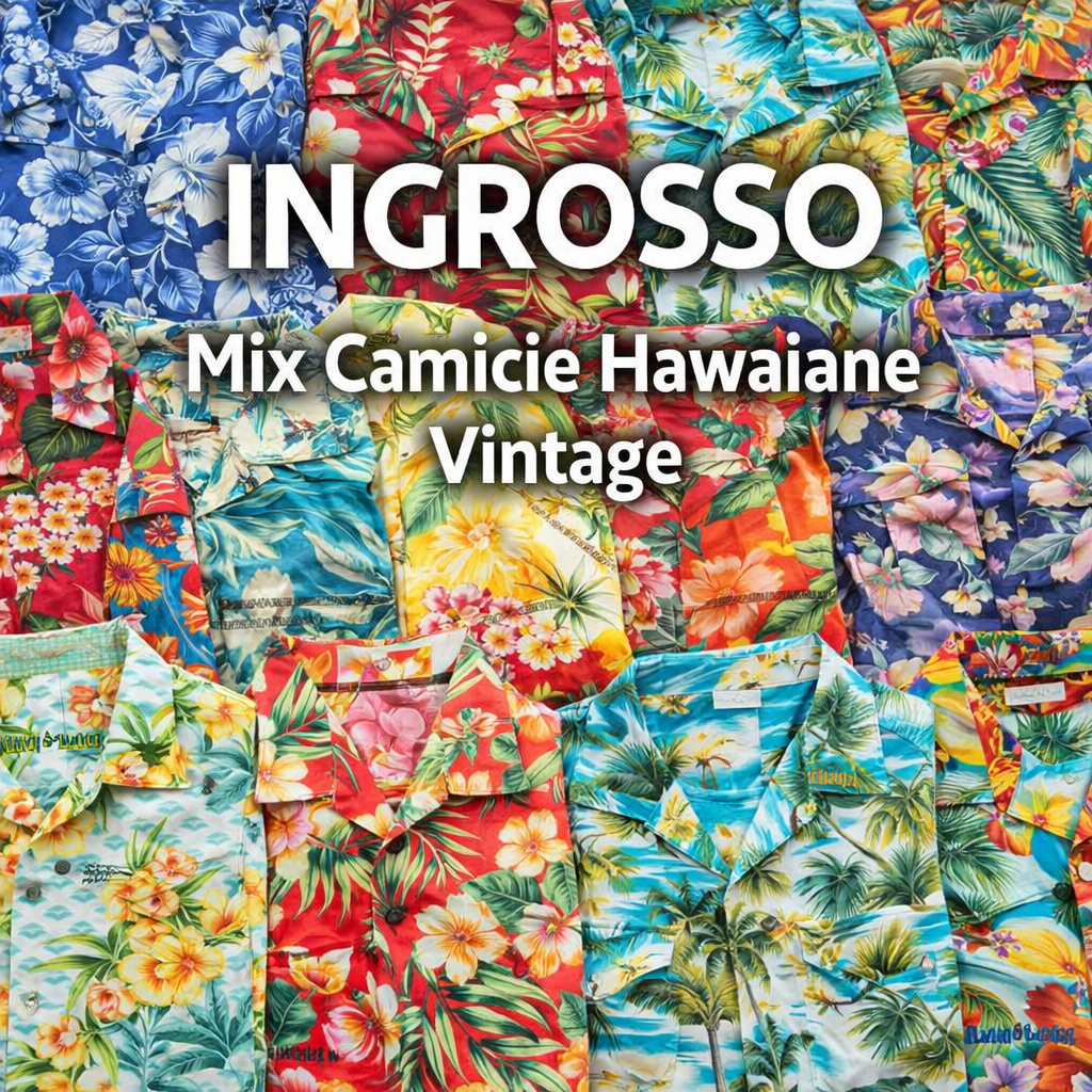INGROSSO Mix Camicie Hawaiane Vintage (Grado A+)