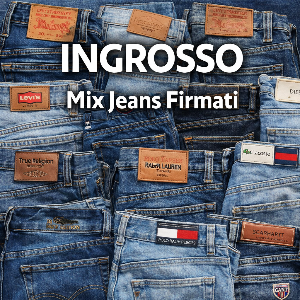 INGROSSO Mix Jeans Firmati (Grado A+)