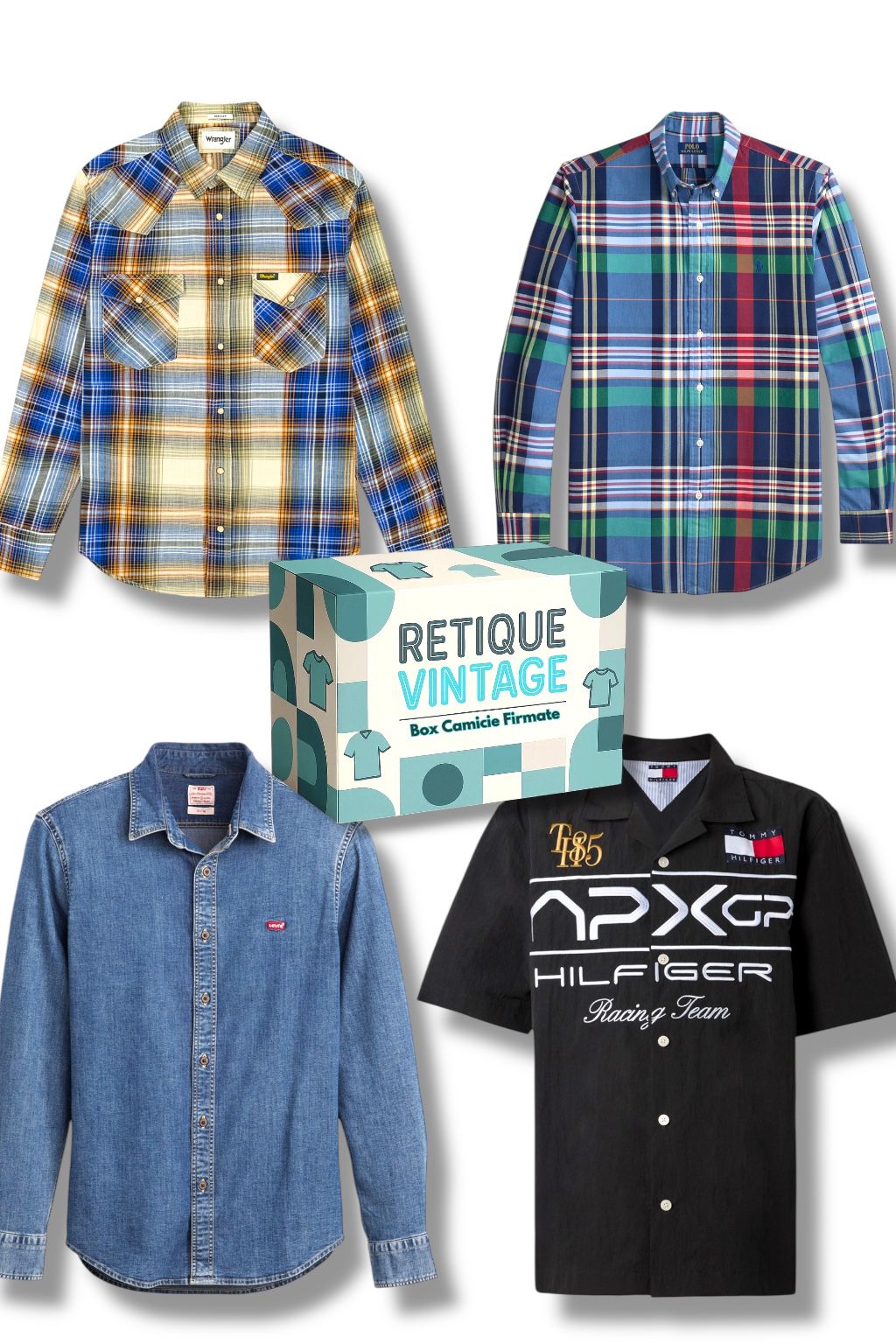 Camicie Firmate Vintage Box